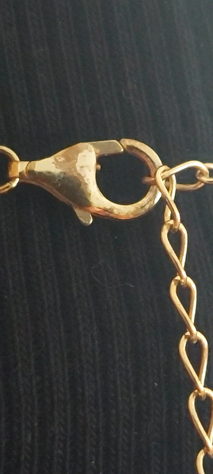 Collier ras de cou Choker Argent 925 doré / pampilles oxydes de zirconium – photo 6